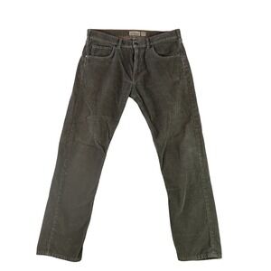 Patagonia Corduroy Pants Mens 34x30 Green Straight Fit Organic Cotton 55920